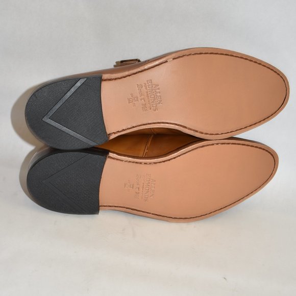 Allen Edmonds Plymouth Single Monk Strap Dress Shoe Walnut Brown Size 11 D - Picture 9 of 11